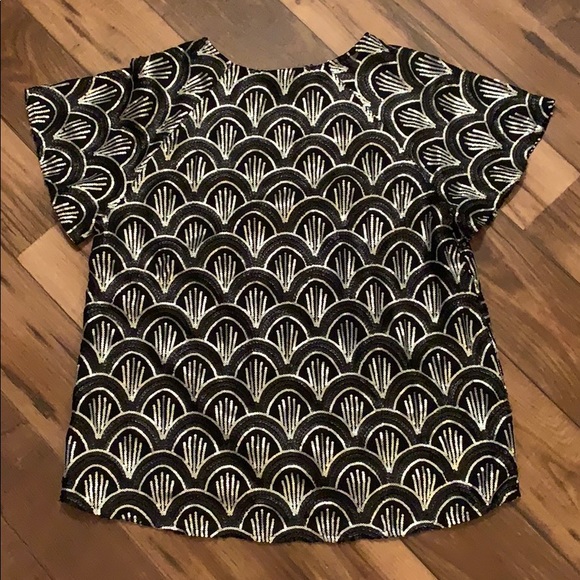 Cremieux sequined v-neck Top - Picture 4 of 8